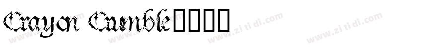 Crayon Crumble字体转换